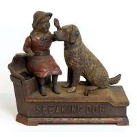 Lot 109: 19th C. Cast Iron Mechanical Bank