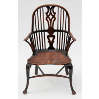 Lot 115: 18th C. Armchair