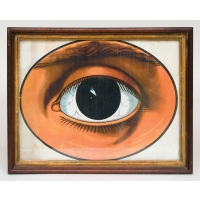 Lot 118: 19th C. Oculist's Sign