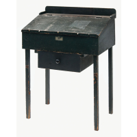 Lot 124: 19th C. Stand Up Slant Lid Desk