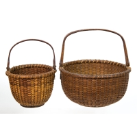 Lot 141: Two Early Nantucket Baskets