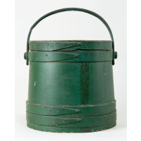 Lot 146: 19th C. Hingham Firkin