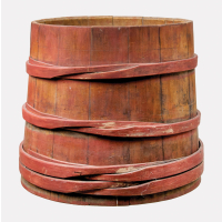 Lot 148: Rare Early 19th C. Sugar Tub
