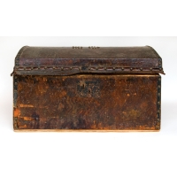 Lot 152: Two 19th C. Dome Top Boxes