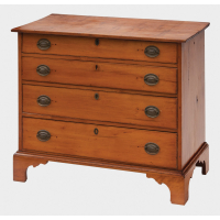 Lot 155: Late 18th C. Chippendale Chest