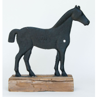 Lot 156: 19th C. Cast Iron Horse