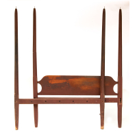 Lot 165: Late 18th/Early 19th C. Pencil Post Bed