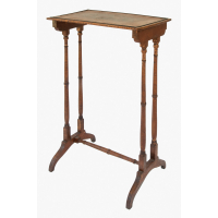 Lot 246: Late 19th C. Tiger Maple Stand