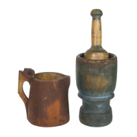Lot 89: Flagon and Mortar & Pestle