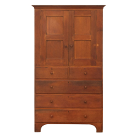 Lot 135: Cupboard Over Drawers