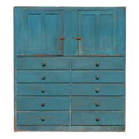 Lot 155: Double Cupboard Over Drawers