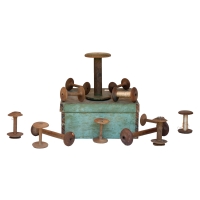 Lot 211: Square Box With Spools