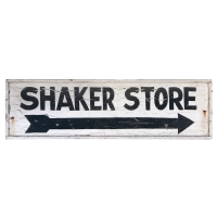 Lot 249: Shaker Store Sign