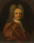 Lot 87: 18th C. Oil on Canvas Portrait of Edward Russell