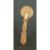 Lot 88A: Two 19th C. Sailor Carved Bone Pie Crimpers