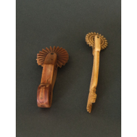 Lot 88B: Two 19th C. Bone Pie Crimpers