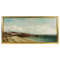Lot 97: Oil on Canvas Landscape