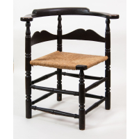 Lot 105: 18th C. New England Corner Chair