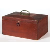 Lot 116B: 19th C. Hingham Storage Box