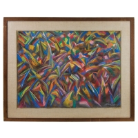 Lot 127: Pastel on Paper