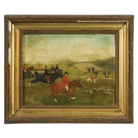 Lot 142: Three Fox Hunting Scenes