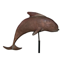 Lot 145: Mid 20th C. Dolphin Weathervane