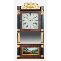 Lot 149: 19th C. New England Shelf Clock