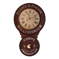 Lot 150: Rare Hanging Advertising Clock