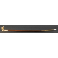Lot 167: 19th C. Sailor Carved Cane