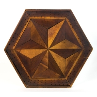 Lot 170A: 19th C. Sailor Carved Gameboard