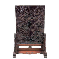 Lot 180B: 19th C. Chinese Rectangular Table Screen
