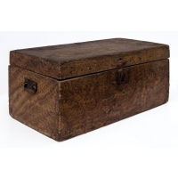 Lot 197: Two Early 19th C. Grain Painted Chests