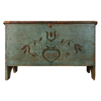 Lot 200: Early 19th C. Blanket Box