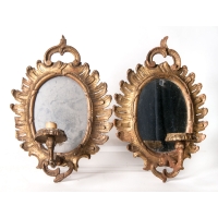 Lot 207: Pair of Early 18th C. Sconces