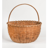 Lot 221: 19th C. Gathering Basket