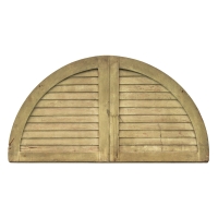 Lot 222: 19th C. Louvered Shutter