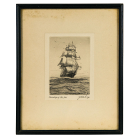 Lot 228: Three Nautical Etchings