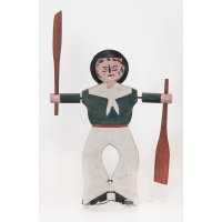 Lot 230: Mid 20th C. Sailor Whirligig