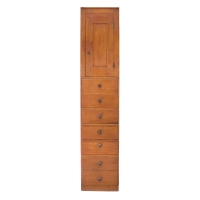 Lot 100: Cupboard Over Drawers