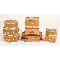 Lot 147: Eight Poplarware Boxes