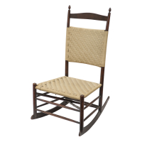 Lot 152: Rocking Chair and Footsool