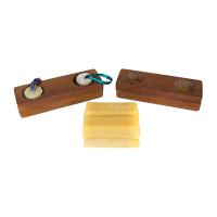 Lot 209: Bees Wax Molds, Bees Wax, Bottle, and Brush