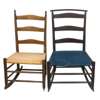 Lot 243: Two Production Rocking Chairs