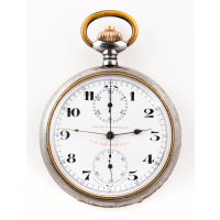 Lot 19: Allion Pocket Chronograph - Engraved "Captain E.V. Rickenbacker, 94th Squadron"