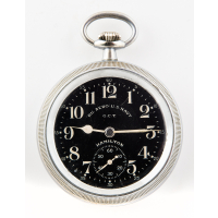 Lot 20: Hamilton Pocket Watch - Engraved "R.E. Byrd"