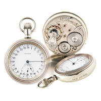 Lot 21: Sidereal Pocket Watch - Engraved "R.E. Byrd"