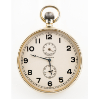 Lot 36: Longines/Wittnauer Navigation Watch - Engraved on back "U.S. Navy, N 4935"