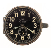 Lot 38: Luftwaffe Instrument Panel Clock - Marked "property of Luftwaffe", "Eigentum der Luftwaffe"