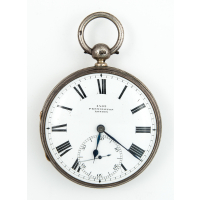 Lot 3: Pennington "Hacking" Pocket Watch - Cuvette marked "P.C.D." (Philip Charles Durham)