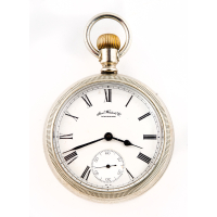Lot 8: Waltham Pocket Watch - Engraved on edge "M.A. Henson" (Matthew Henson, Deputy to Admiral Peary)